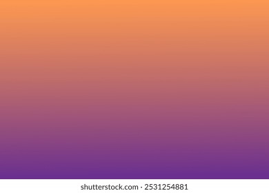  orange to purple gradient background. Blur. Place for an inscription. The background. Smooth transition.