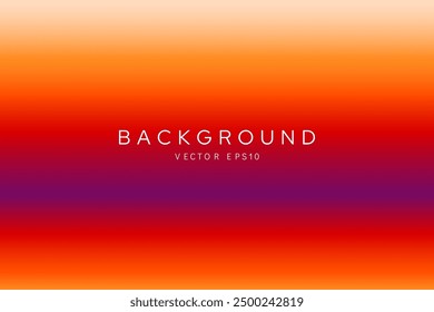 Fondo de transición de color degradado púrpura anaranjado, diseño de Vector