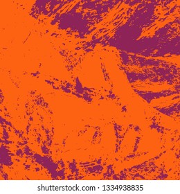 Orange purple grunge background. The texture of the brush