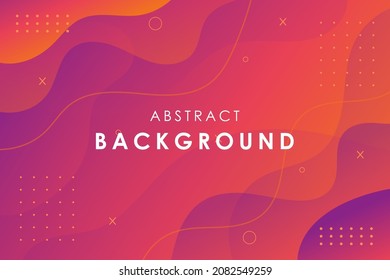orange and purple liquid abstract background