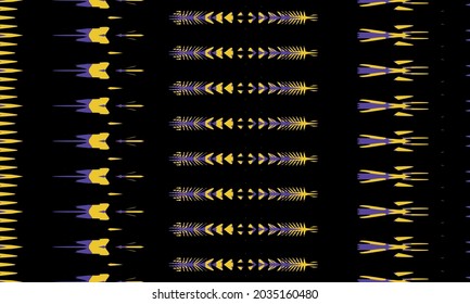 orange and purple patterns on a black background original wallpaper for design