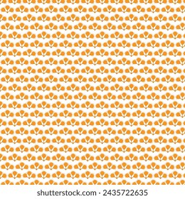 Orange Quilting Style Pattern Design