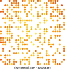 Orange Random Dots Background, Creative Design Templates
