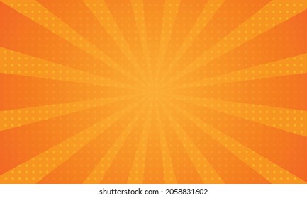 Orange rays texture background design