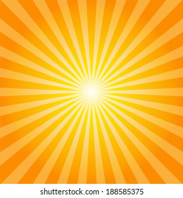 Orange rays texture background illustration