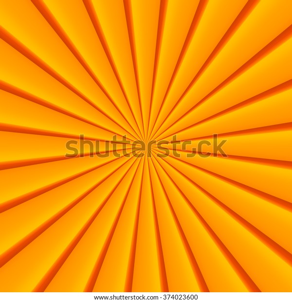 Orange Rays Vector Carnival Circus Background Stock Vector (Royalty ...