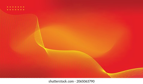 Orange and red abstract modern abstract background. vector futuristic style texture template