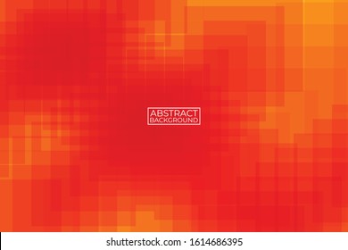 Orange red abstract rectangle geometric background vector illustration, web banner design, discount card, promotion, flyer layout, ad, advertisement, printing media.