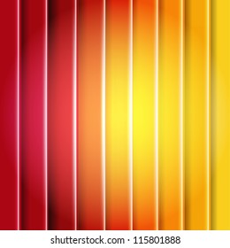 Orange And Red Background With Line, Vector Illustration