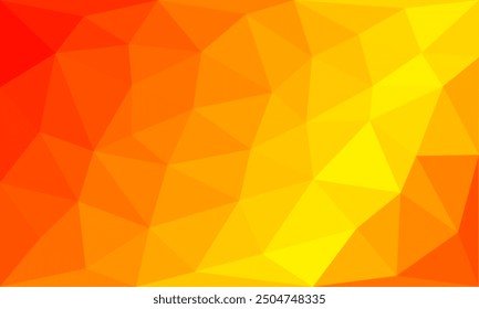 Textura de gradiente de color naranja y rojo. Plantilla geométrica moderna de la ilustración del fondo del polígono para la decoración, superficie, publicidad, idea, obra de arte, página de aterrizaje, Anuncio, cartel, exhibición
