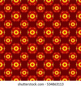 Orange With Red Color Texture Pattern Seamless Background Vector