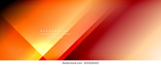 Orange, red gradient background. Diagonal lines create dynamic shape. Minimalist design with text background design. Modern aesthetic.