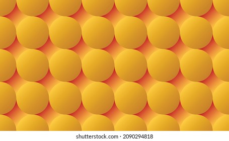 Orange and Red Gradient Background. Round Abstract Geometric Template. Vector Background. Wall Paper. Banner, Brochure, Presentation, Website Etc. Custom Wallpaper Design for You.