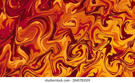 Orange Red liquid effects background are everywhere. Abstract design template for brochures, flyers, magazine, business card, branding, banners, headers, book covers, notebooks background vector