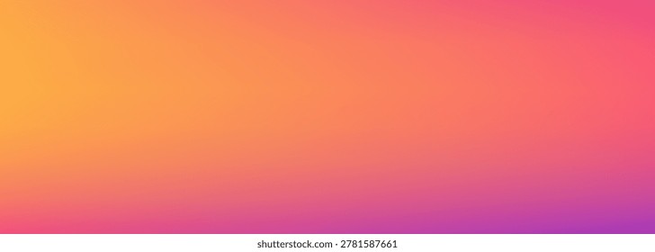 Orange, red, and pink backdrop with a pastel gradient and sunset color gradation for a soft, abstract background. Calm blend of peach and bright sunshine on a simple, minimal bg concept, using a.