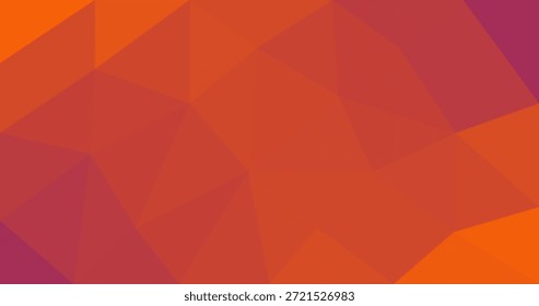 Naranja Rojo y Rosa en Fondo de Vector poligonal bajo Diseño geométrico para textura
