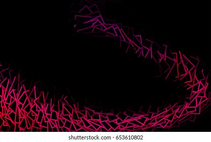 Orange red vector polygonal illustration, which consist of rectangles. Rectangular pattern for your business design. Geometric background in Origami style with gradient. 