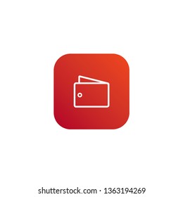 Orange and Red wallet vector 