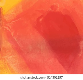 Orange Red Watercolor Background