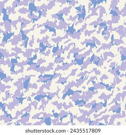 Orange Repeated Abstract Vector Shapes. Pastel Repeated Vintage Graphic Clouds. Multicolor Repeated Urban Graphic Wallpaper. Magic  Seamless Pattern. Camouflage Seamless