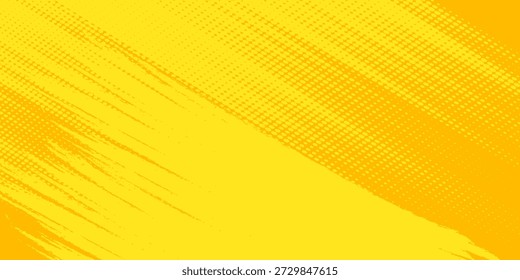 Laranja Retro quadrinhos amarelo fundo raster gradiente halftone amarelo