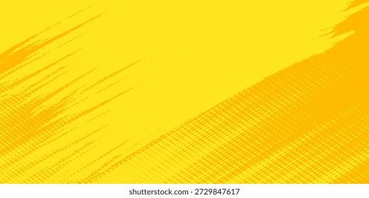 Laranja Retro quadrinhos amarelo fundo raster gradiente halftone amarelo