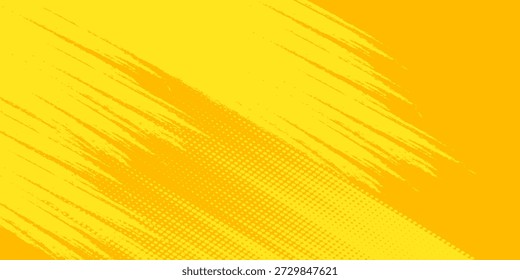 Laranja Retro quadrinhos amarelo fundo raster gradiente halftone amarelo