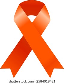 Orange Ribbon world Leukemia day  