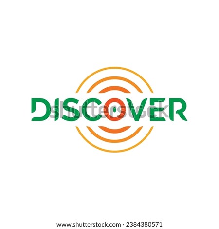 orange rings and the discover concept. discover logo