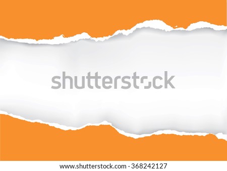 Orange ripped paper.
Illustration of orange ripped paper with place for your image or text. Vector available.
