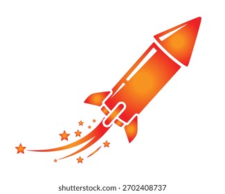 Este vibrante diseño de cohete simboliza el progreso, la innovación y el éxito, perfecto para startups, tecnología y proyectos con visión de futuro