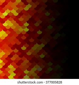Orange Roof tiles pattern, Creative Design Templates