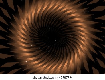 Orange rotating multipod