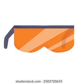 Orange safety goggles are essential for protecting eyes from potential hazards during work or laboratory activities