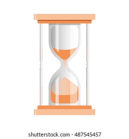 the orange sand glass