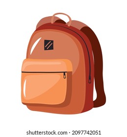 icono aislado de suministro de escuela naranja