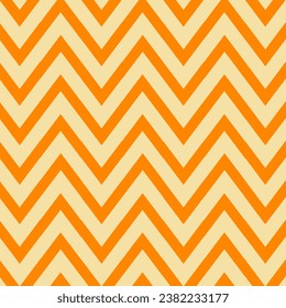 Orange seamless chevron pattern use for background design, print, social networks, packaging, textile, web, cover, banner and etc.