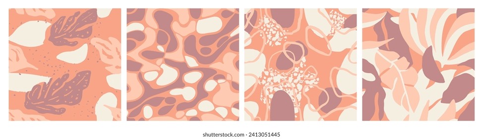 Orange Seamless Classic Bloom Style Vector. Colorful Repeated Decoration Beautiful Illustration, Seamless Texture. Hippie Continuous Summer Tropic Textile Wallpaper. 