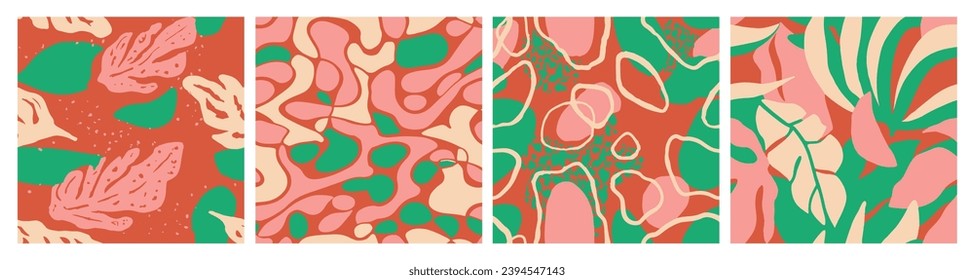 Orange Seamless Classic Isolated Fabrics Art. Pink Endless Doodle Simple Scribble, Seamless Print. Light Repetitive Nature Branch Textile Background. 