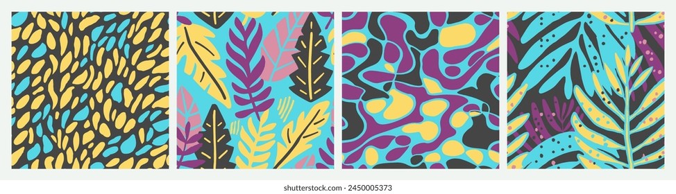 Orange Seamless Decoration Spring Watercolor Art. Pink Continuous Nature Artistic Artwork, Seamless Vector. Light Endless Color Beach Scribble Print. 