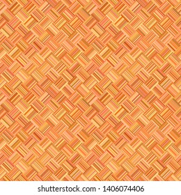 Orange seamless diagonal striped tile mosaic pattern background - vector wall illustration