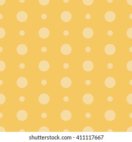 orange seamless dots pattern