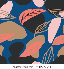El Elegante Estilo De Estilo Aislado, Sin Margen. Vibrante Colores Sin Precedentes Frescos, Papel De Techo Sin Marea. Textura de arte de la Flora Natural Continua brillante. 