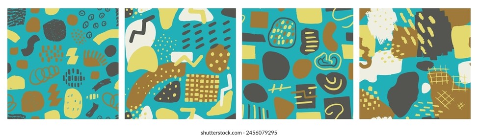Vector de estilo aislado elegante sin costuras de color naranja. Vibrante Ilustración Repetida Del Antiguas De La Moda, Esbozo Sin Costura. Arte de Plantilla moderna sin costuras púrpura