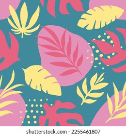 Orange Seamless Elegant Simple Ornament Vector. Black Seamless Contemporary Beach Fabrics, Seamless Design. Gradient Continuous Decoration Beautiful Watercolor Backdrop. 