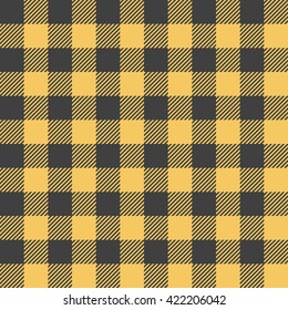 orange seamless gingham pattern