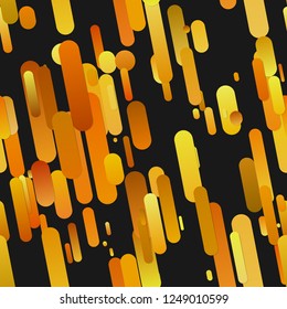 Orange seamless modern gradient stripe background pattern - vector design