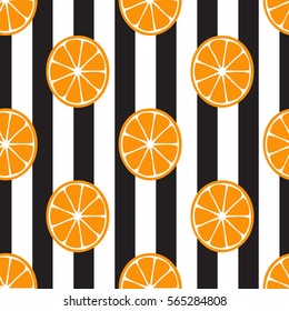 Orange seamless pattern