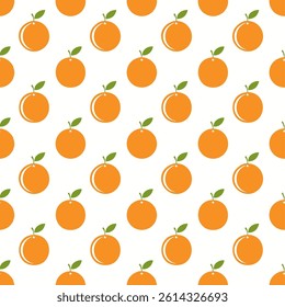 Orange seamless pattern background design
