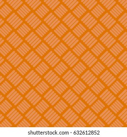 An orange seamless pattern background with style